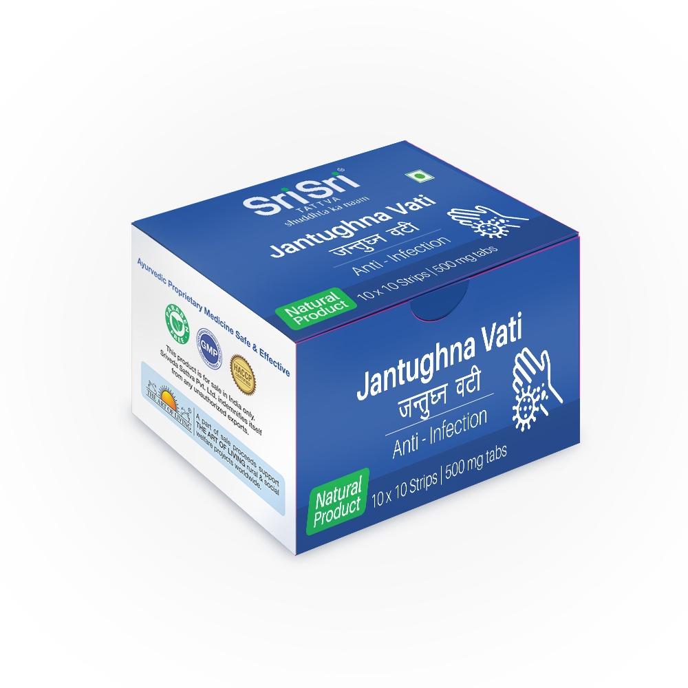 Sri Sri Tattva Jantughna Vati - Anthelmintic | 500 mg