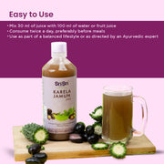 Sri Sri Tattva Karela Jamun Juice | Supports Metabolic Balance, Energy & Overall Wellness | 500 ml