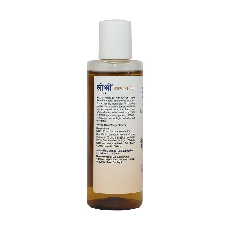 Sri Sri Tattva Kshirabala Taila - Strengthening & Useful for Arthritis, 100 ml