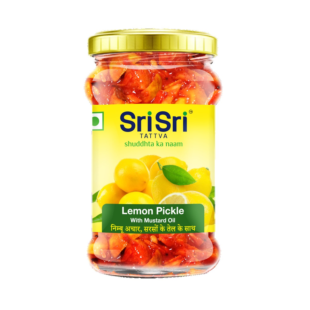 Sri Sri Tattva Lemon Pickle - Mustard Oil, 300 g