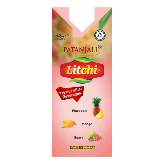 Patanjali Litchi Beverage (Tetrapack)