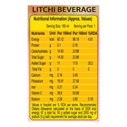 Patanjali Litchi Beverage (Tetrapack)