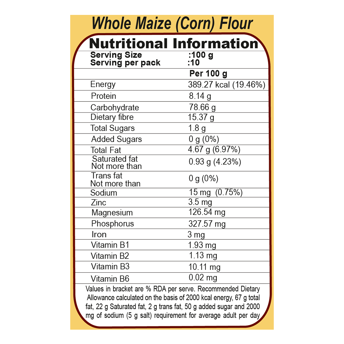 Patanjali Makka Atta (Maize Atta)