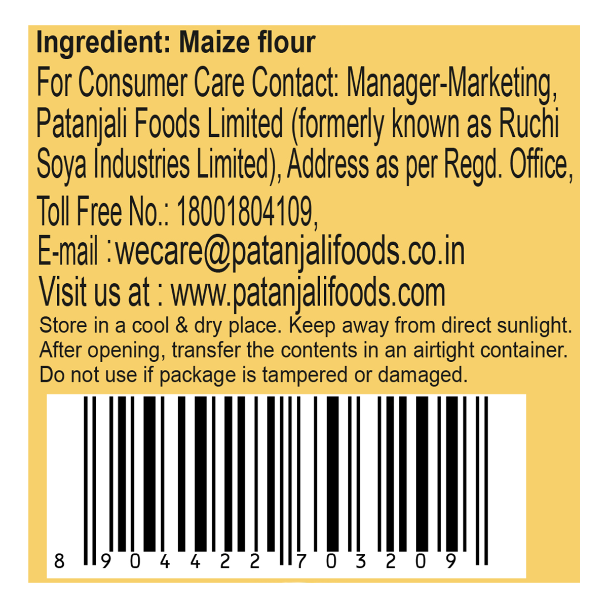 Patanjali Makka Atta (Maize Atta)
