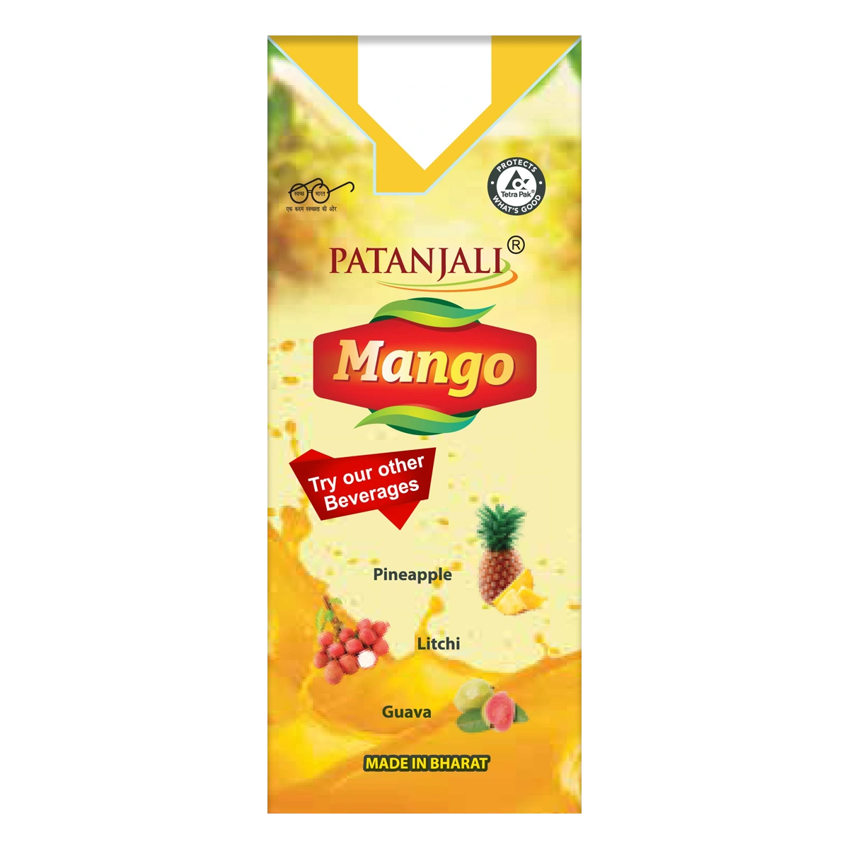 Patanjali Natural Mango Beverage (Tetra Pack)