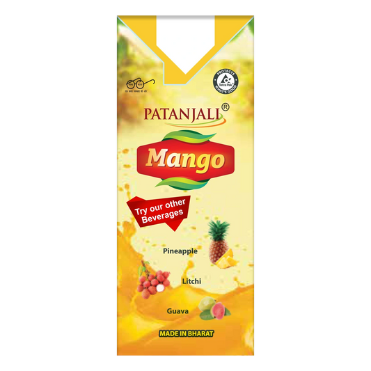 Patanjali Natural Mango Beverage (Tetra Pack)