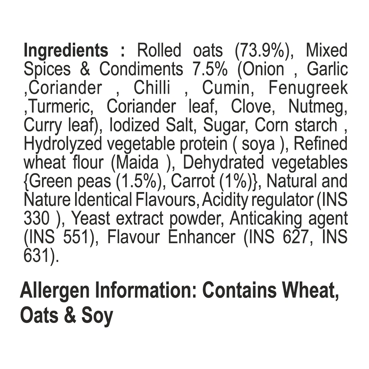 Patanjali Masala Oats