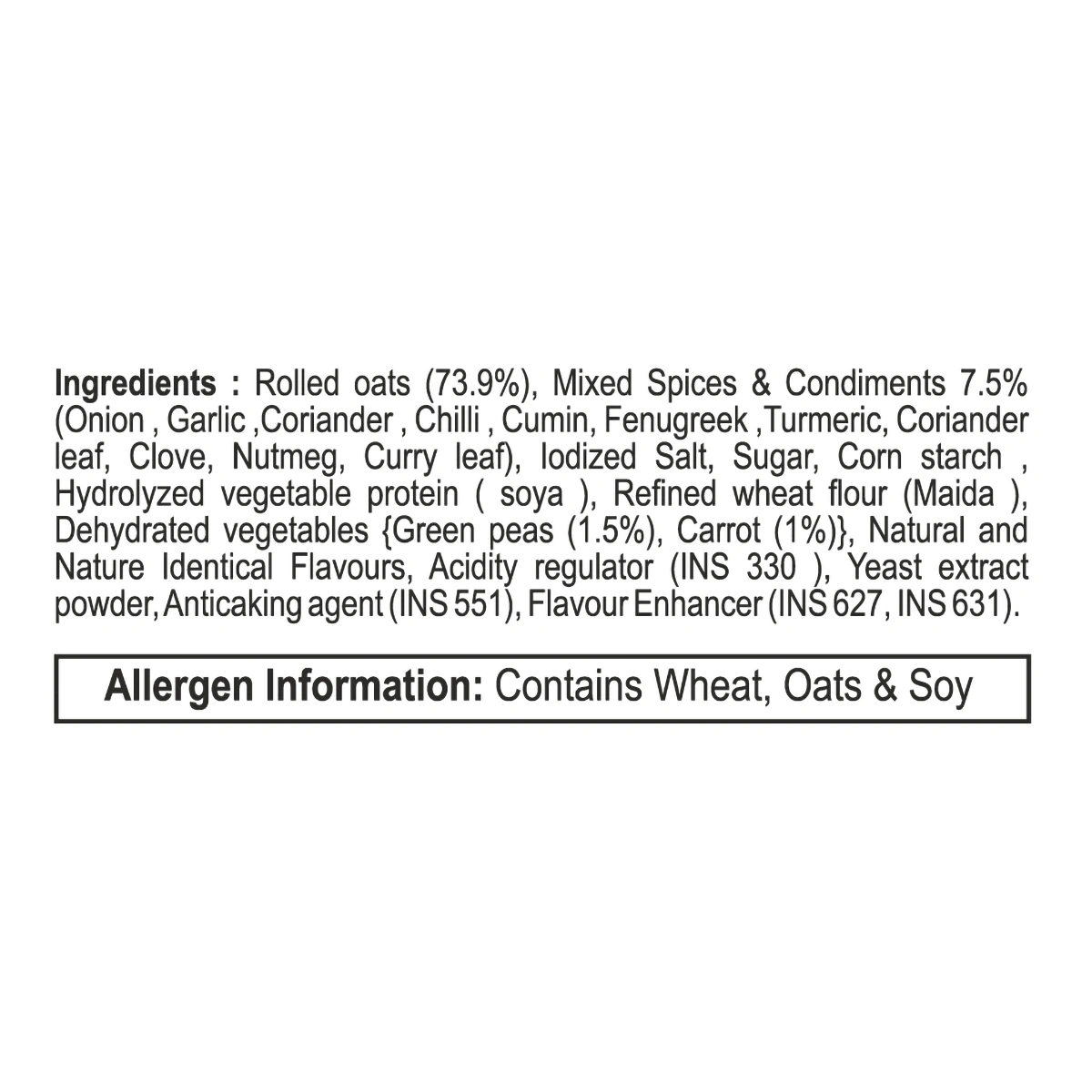 Patanjali Masala Oats