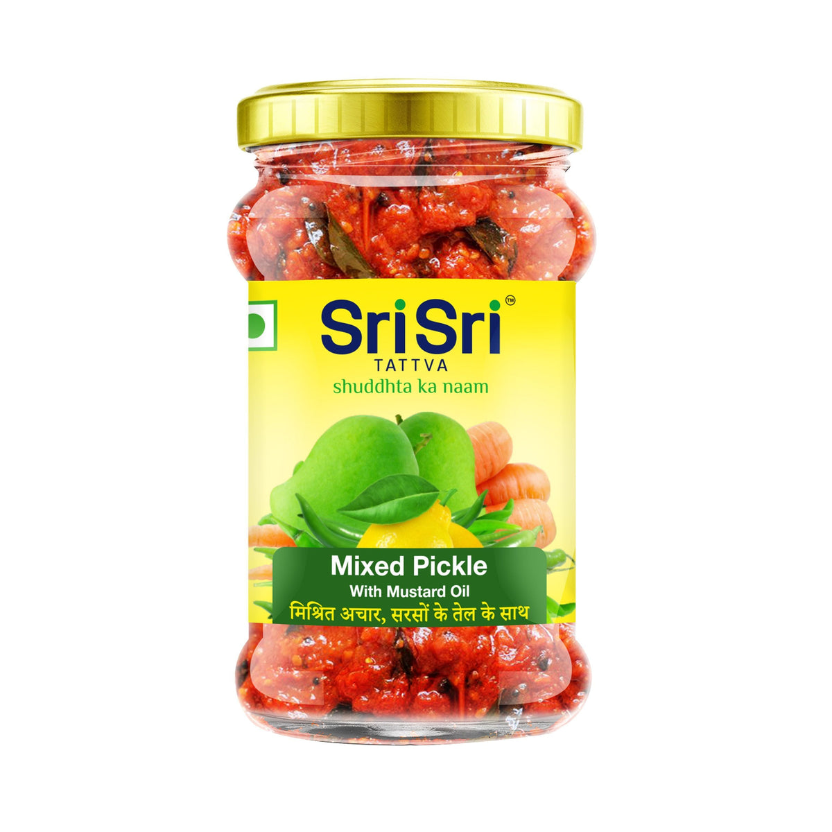Sri Sri Tattva Mixed Pickle - Mustard Oil, 300 g