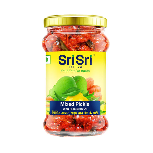 Sri Sri Tattva Mixed Pickle - Rice Bran Oil, 300 g