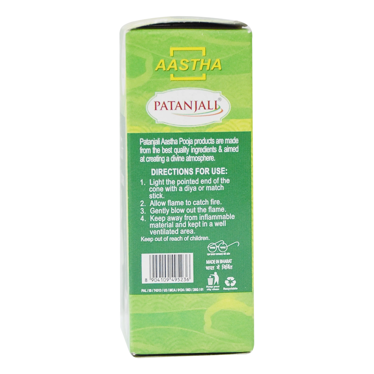 Patanjali Aastha Mogra Dry Dhoop Cone
