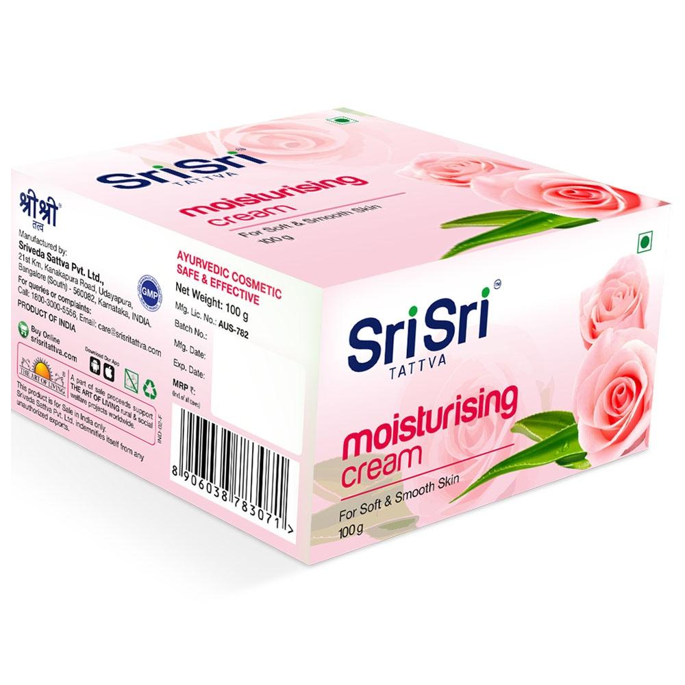 Sri Sri Tattva Moisturising Cream - For Soft & Smooth Skin, 100 g