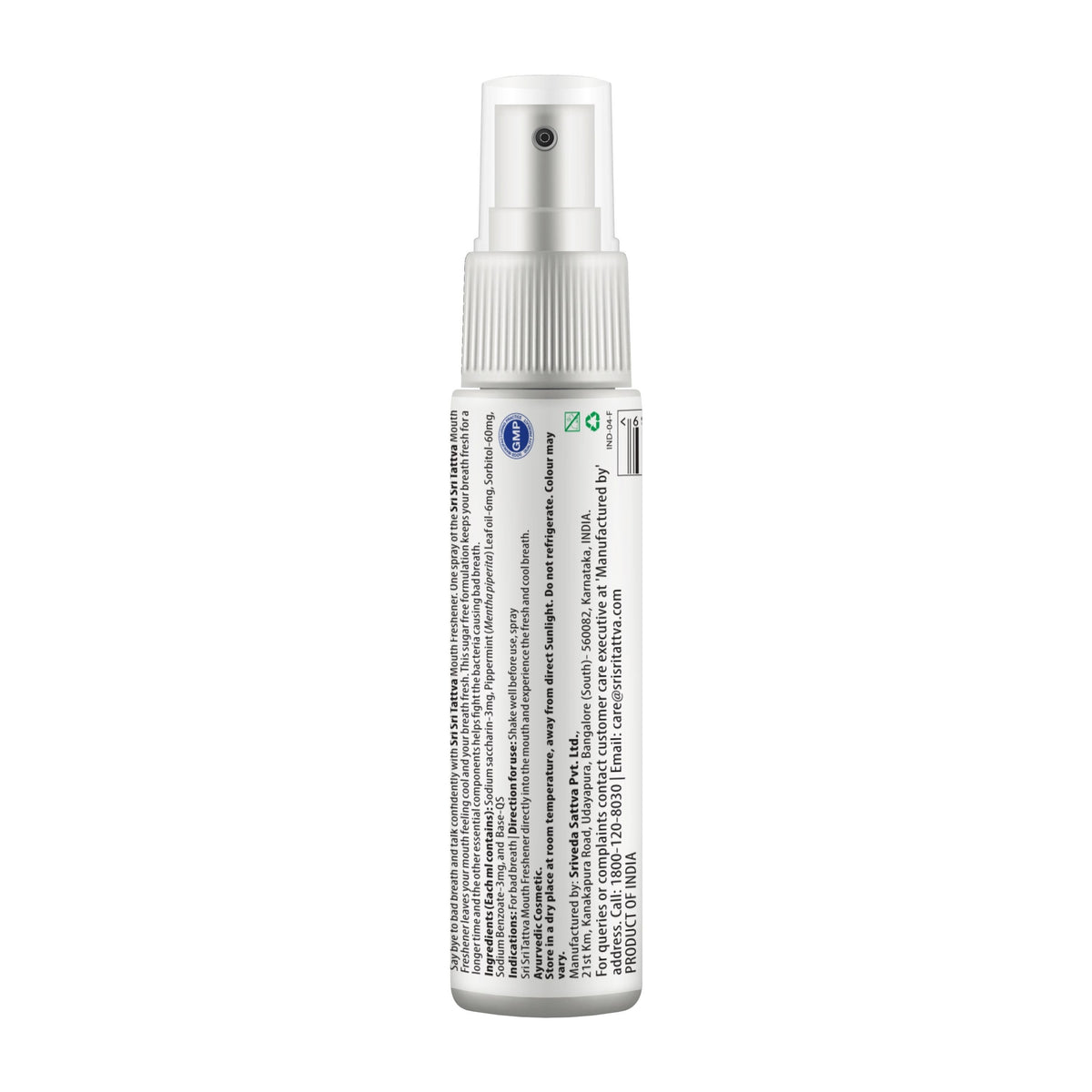 Sri Sri Tattva Mouth Freshner | For Long Lasting Freshness | Sugar - Free | 15 ml