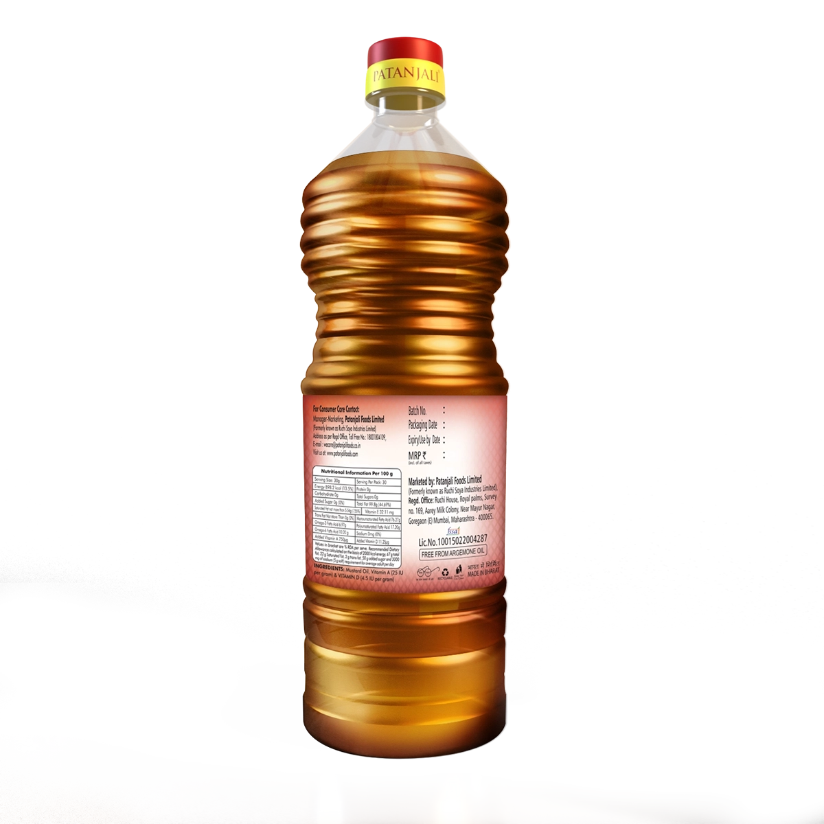 Patanjali Kachi Ghani Mustard Oil