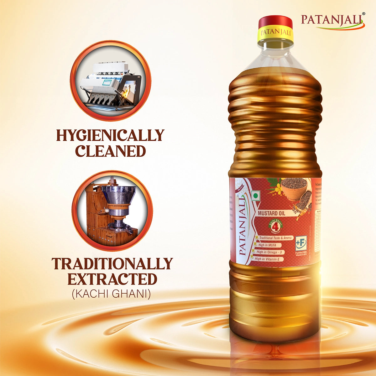 Patanjali Kachi Ghani Mustard Oil