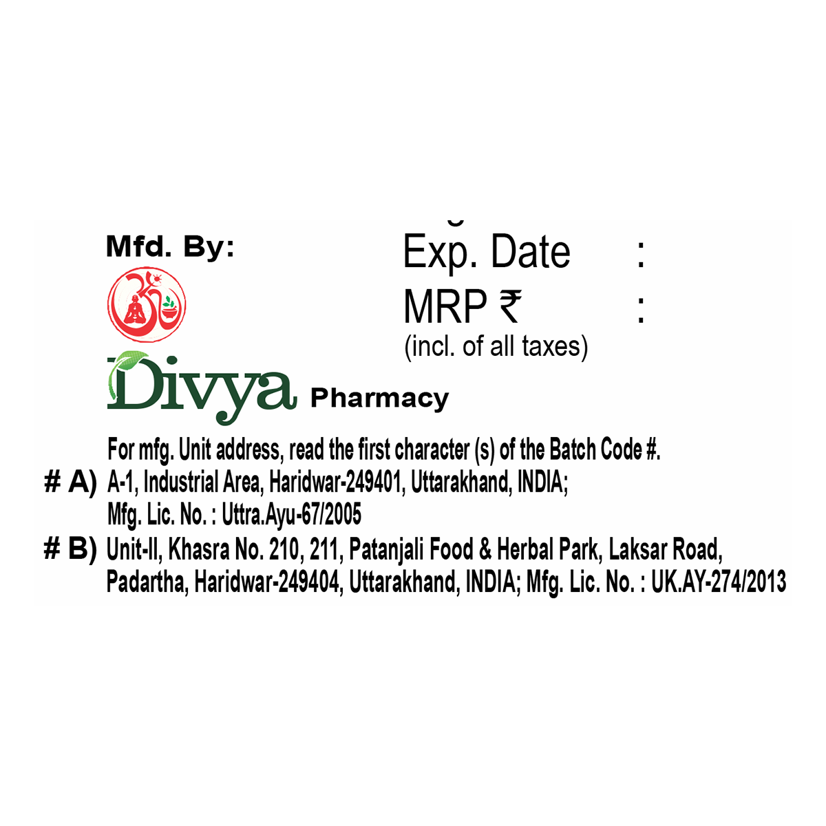 Patanjali Divya Neurogrit Gold 20 N