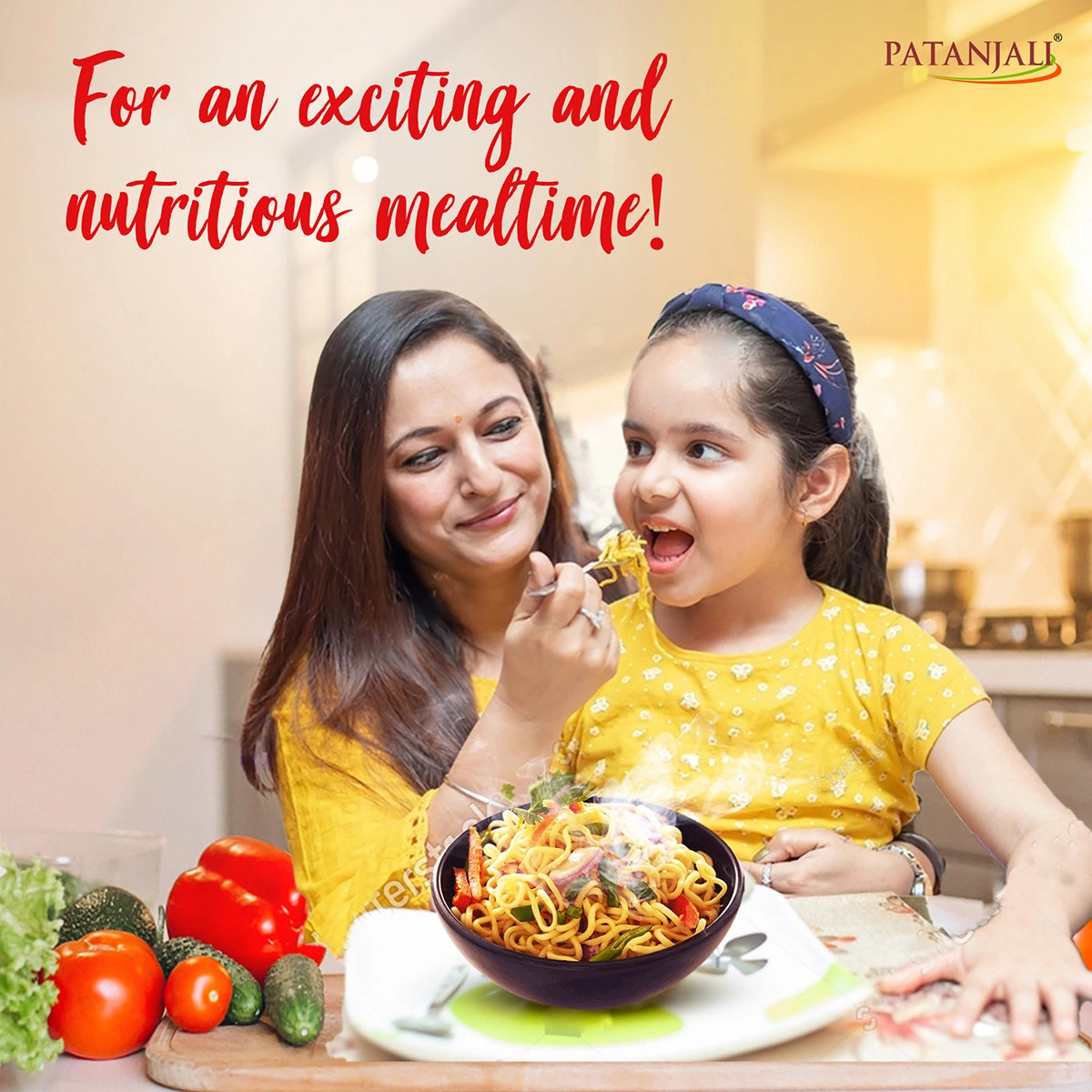 Patanjali Atta Noodles Chatpata - Family Pack