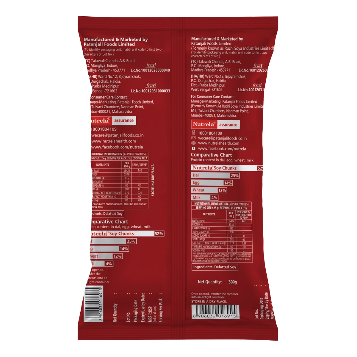 Patanjali Nutrela Soya Chunks