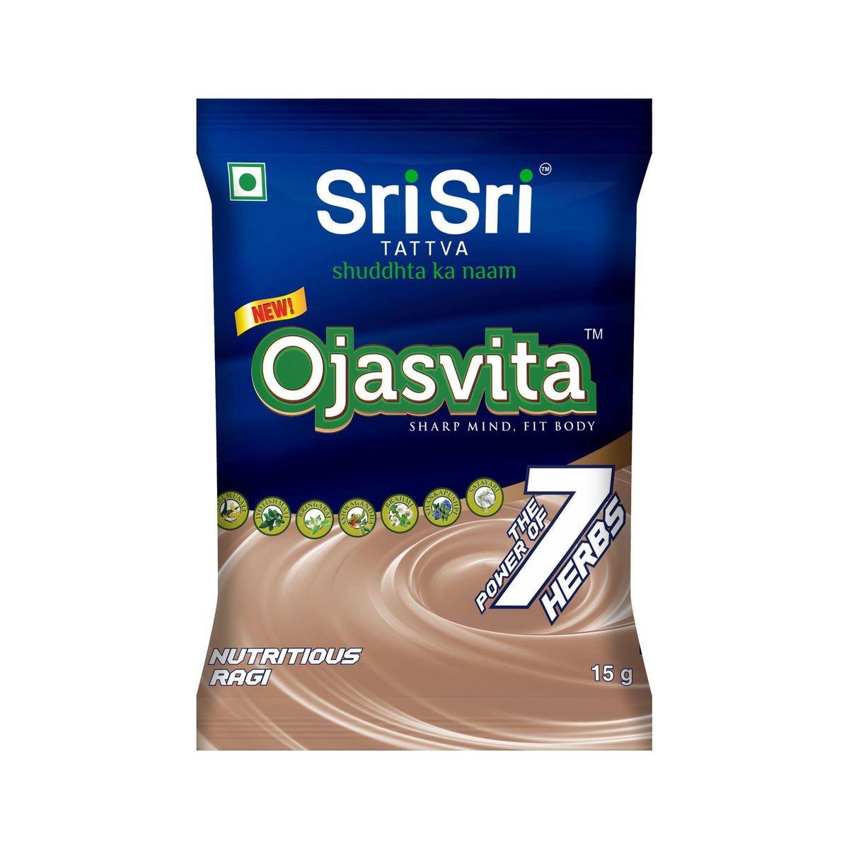 Sri Sri Tattva Ragi Ojasvita - Sharp Mind & Fit Body, 15 g