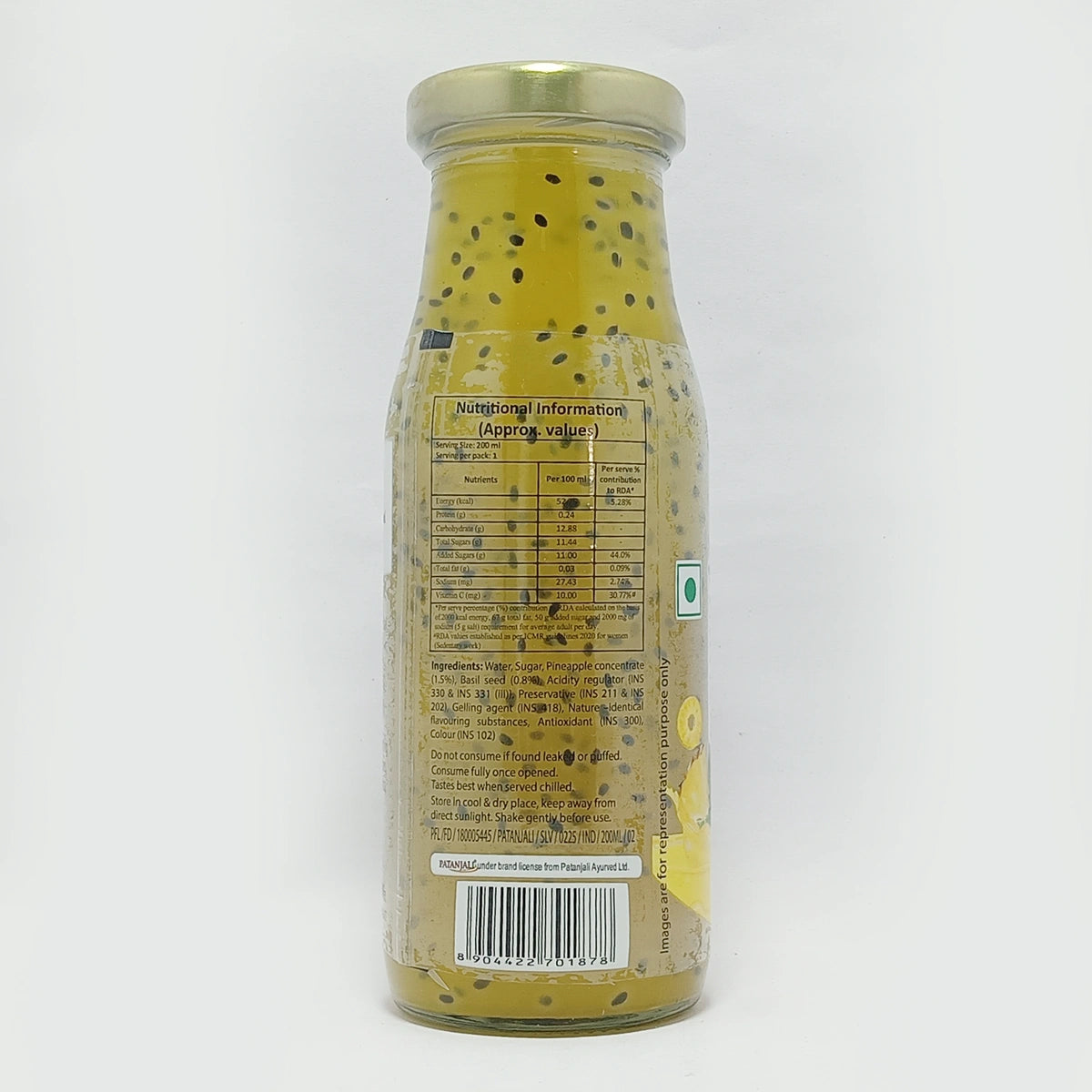 Patanjali Pineapple Basil Drink
