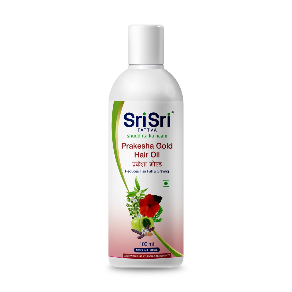 Sri Sri Tattva Prakesha Gold Hair Oil - Reducing Hair Fall & Greying, 100 ml