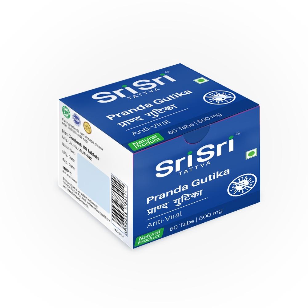 Sri Sri Tattva Pranda Gutika - For Respiratory Health | Natural Product | 500 mg