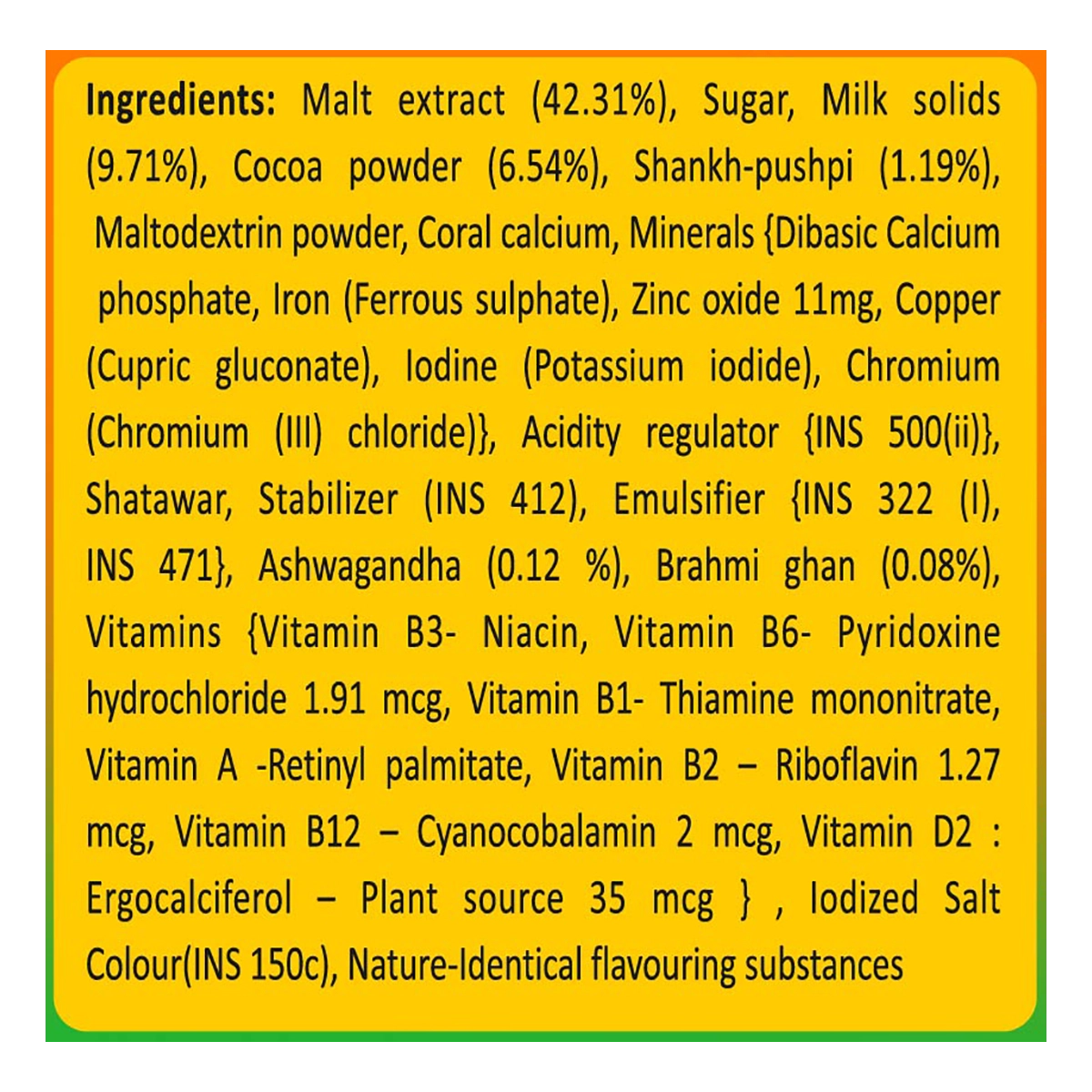 Patanjali Combo Herbal Powervita Plus - 500 G Refill (Pack of 2)