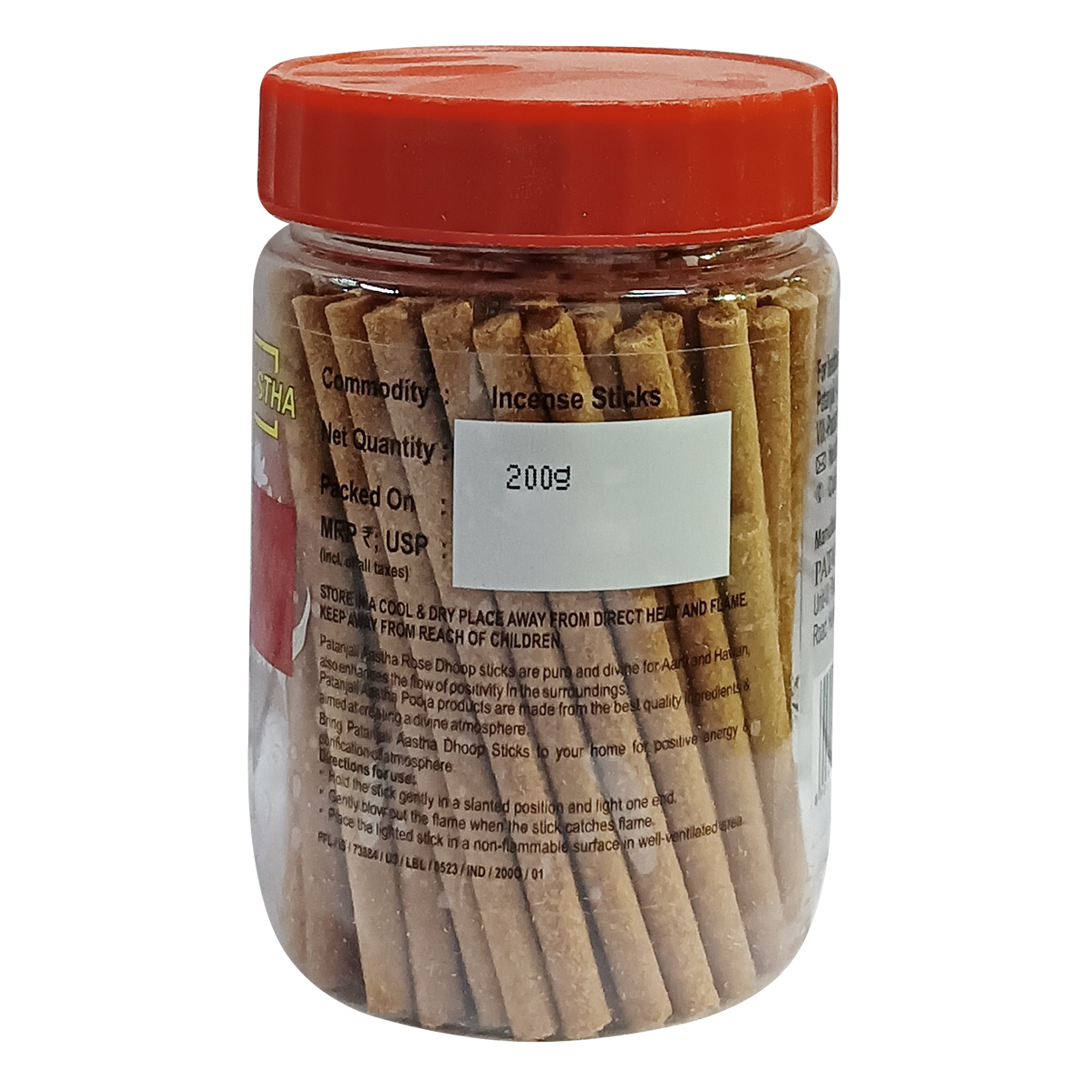 Patanjali Aastha Rose Dry Dhoop Stick