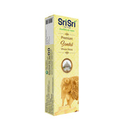 Sri Sri Tattva Premium Sandal Dhoop Sticks For Pooja | Dhoop Batti / Sticks | Fragrances – Natural Sandal | Bamboo-less | Free Stand | 50 g