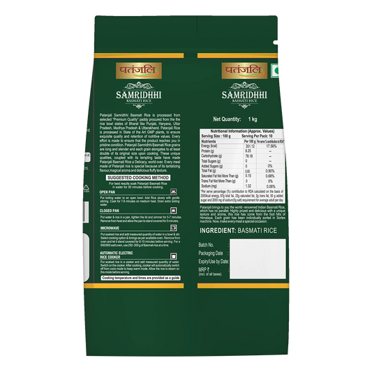 Patanjali Samridhhi Basmati Rice