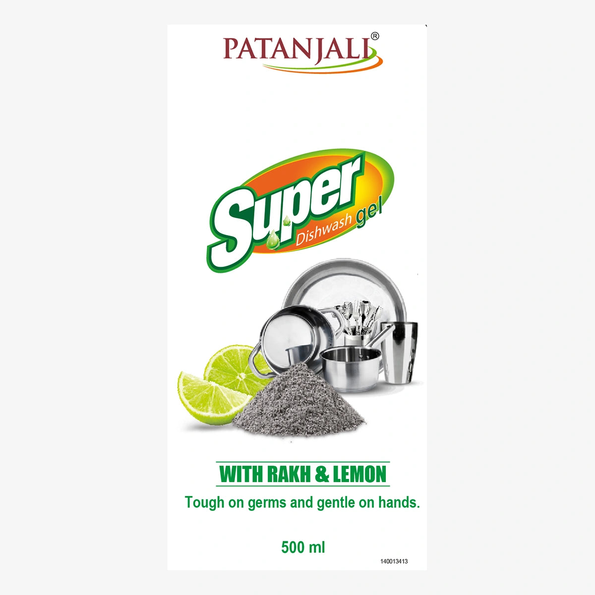 Patanjali Super Dish Wash Gel Rakh & Lemon (BT)