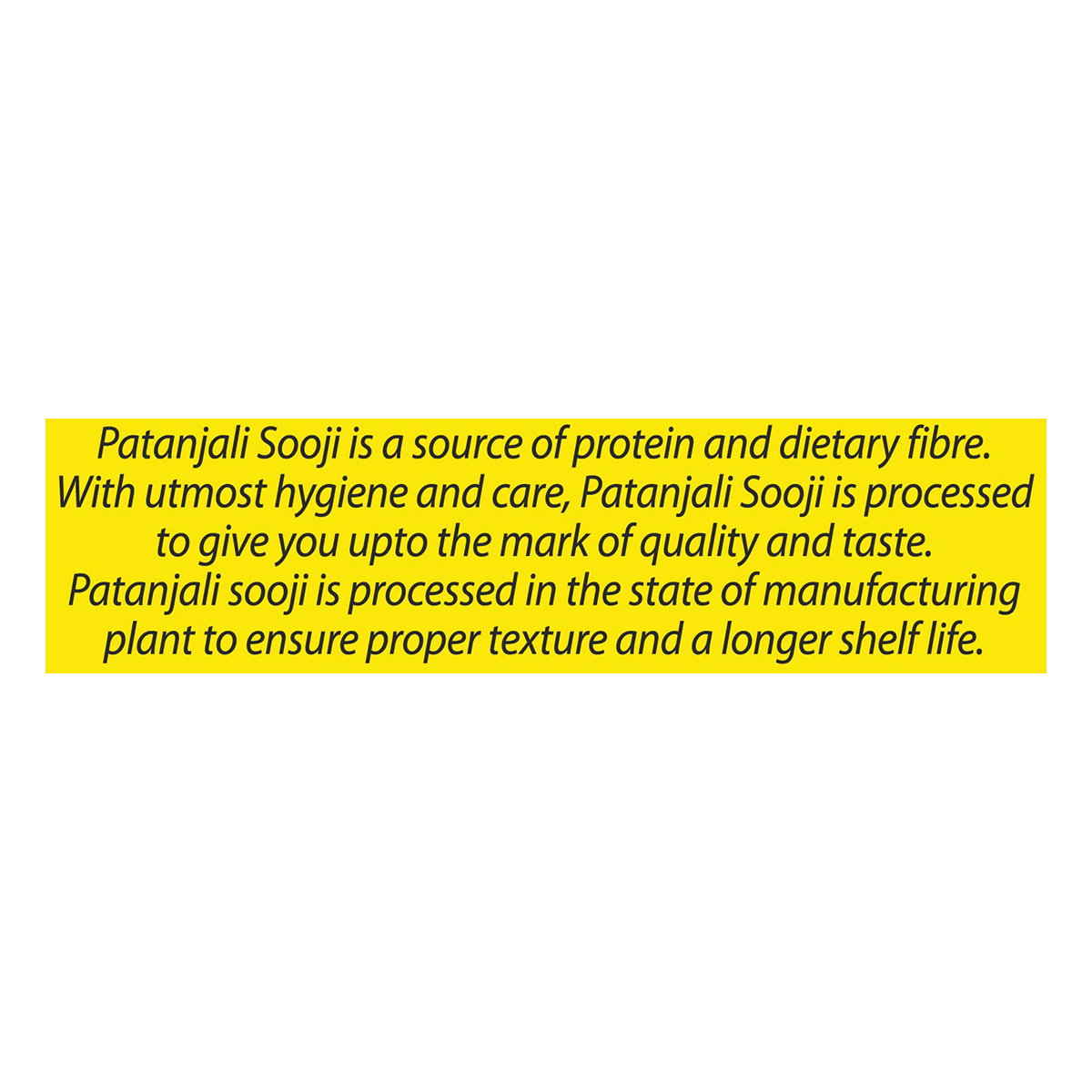 Patanjali Sooji