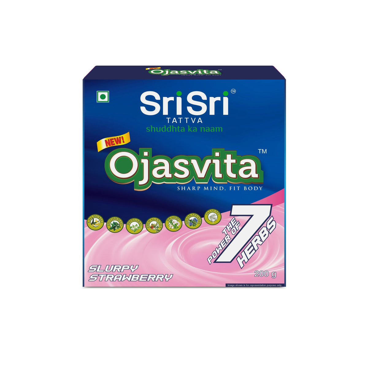 Sri Sri Tattva Strawberry Ojasvita - Sharp Mind & Fit Body, 200 g