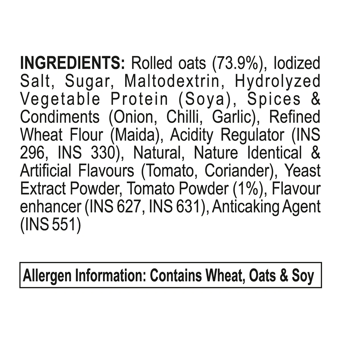 Patanjali Tomato Oats