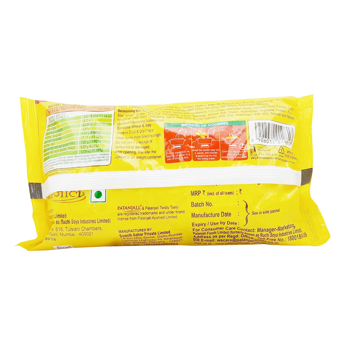 Patanjali Twisty Tasty Noodles