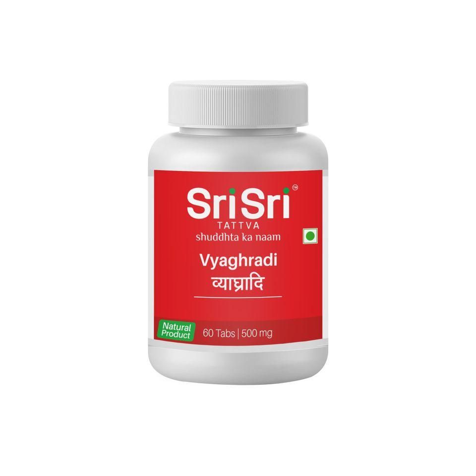 Sri Sri Tattva Vyaghradi - Decongestant, 60 Tabs | 500 mg