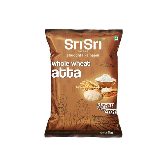 Sri Sri Tattva Whole Wheat Atta, 1 kg