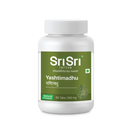 Sri Sri Tattva Yashtimadhu - For Treating Ulcers, 60 Tabs | 500 mg